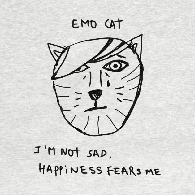 Emo cat by Agape Art